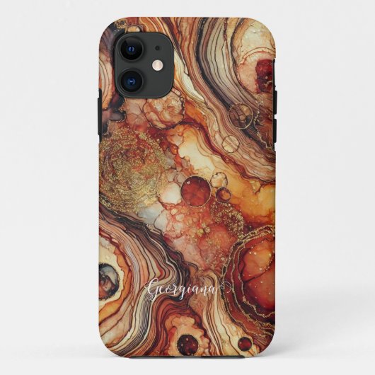 Gepersonaliseerde Pompoen Spice Autumnal Alcohol I Case-Mate iPhone Case (Achterkant)