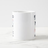 Gepersonaliseerde postarbeider in ruste extra grote beker (Voorkant)