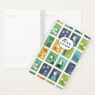 Gepersonaliseerde postzegels Planner Notitieboek