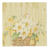 Gepersonaliseerde prachtige kleurige daffodis kubus (Rechts)