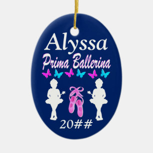 GEPERSONALISEERDE PRIMA BALLERINA ORNAMENT