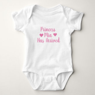 Gepersonaliseerde prinses komt met bodysuit