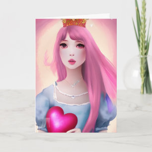 Gepersonaliseerde Prinses Verjaardag Kaart
