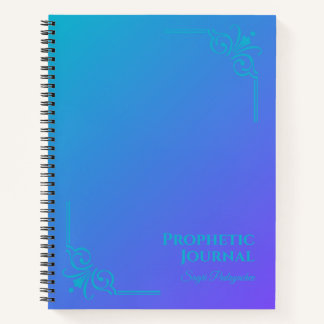 Gepersonaliseerde Prophetic Journal Spiral Notitie Notitieboek