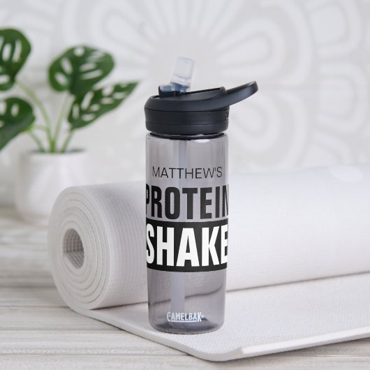 Gepersonaliseerde proteïne shake water fles gift (Links)