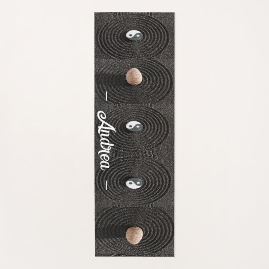 Gepersonaliseerde psychedelische serene modern zee yogamat (Voorkant)