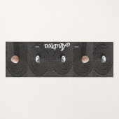 Gepersonaliseerde psychedelische serene modern zee yogamat (Voorkant (horizontaal))