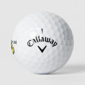 Gepersonaliseerde Punk Avocado Callaway golfballen (Logo)