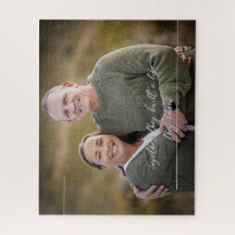 Gepersonaliseerde puzzel met Jouw tekst- en accent