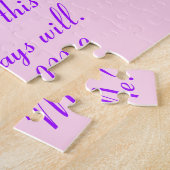 Gepersonaliseerde puzzle legpuzzel (Zijkant)