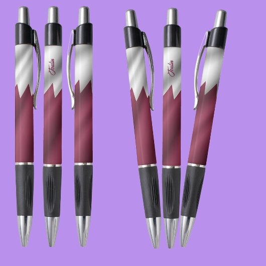 Gepersonaliseerde Qatarese vlag Pen