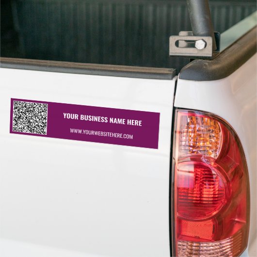 Gepersonaliseerde QR Code Bumpersticker aangepaste (Op Truck)