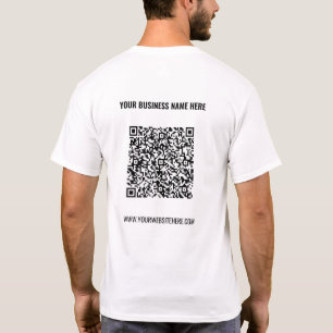 Gepersonaliseerde QR Code T-shirt met aangepaste t