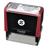 Gepersonaliseerde QR-codeadres Zelfinkkend stempel (Product)
