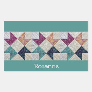 Gepersonaliseerde Quilt Stickers