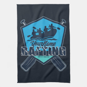 Gepersonaliseerde Rafting Witwater Rivier Avontuur Theedoek