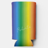 Gepersonaliseerde Rainbow Pattern-monogram (Achterkant)