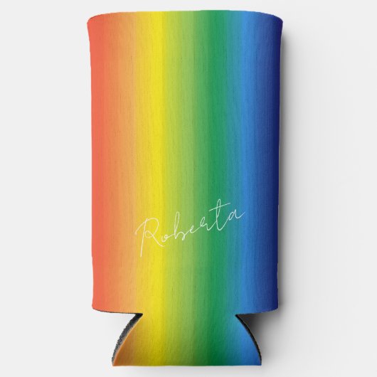 Gepersonaliseerde Rainbow Pattern-monogram (Voorkant)