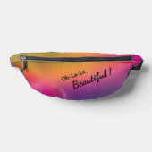 Gepersonaliseerde Raspberry Melon Heuptasje (Liggend)