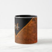 Gepersonaliseerde rawhide mok (Midden)