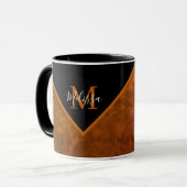 Gepersonaliseerde rawhide mok (Voorkant links)