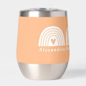 Gepersonaliseerde regenbogen perzik (Voorkant)