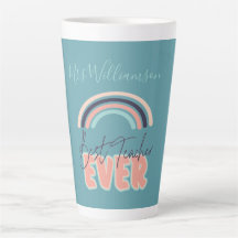 Gepersonaliseerde regenboog Beste leraar Overste S