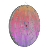 Gepersonaliseerde regenboog dartbord (Voorkant Links)