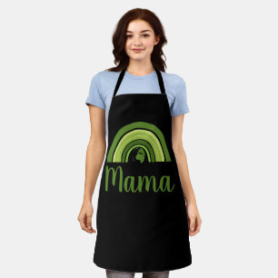 Gepersonaliseerde regenboog Earth Mama Schort