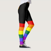 Gepersonaliseerde regenboog LGBT Pride Leggings (Rechts)