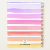 Gepersonaliseerde regenboog planner (Achterkant)