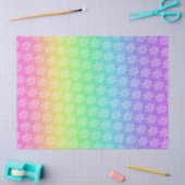 Gepersonaliseerde regenboog tissuepapier (Craft)