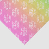 Gepersonaliseerde regenboog tissuepapier (Detail)