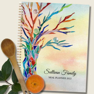 Gepersonaliseerde regenboogboom 2022 Familiemateri Planner