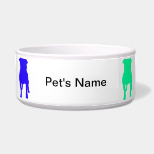 Gepersonaliseerde regenboogdrager 2 Pet Bowl Voerbakje