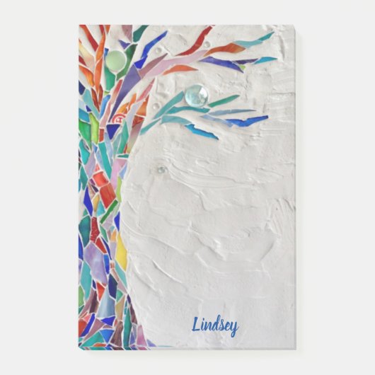 Gepersonaliseerde regenboogkleuren - Levensstructu Post-it® Notes (Voorkant)