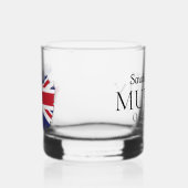 Gepersonaliseerde reis bruiloft Drinkware Set Whisky Glas (Links)