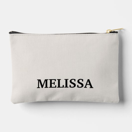 Gepersonaliseerde reiziger Pouch Travel make-up ta Etui (Achterkant)