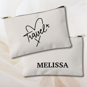 Gepersonaliseerde reiziger Pouch Travel make-up ta Etui