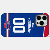 Gepersonaliseerde rekeningen Jersey Amerikaans Foo Case-Mate iPhone Case (Achterkant (horizontaal))