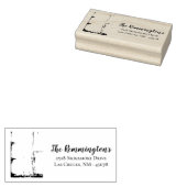 Gepersonaliseerde retouradres stempel wit washout (Gestempeld)