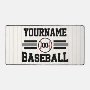 Gepersonaliseerde Retro Baseball Speler NAAM Team Bureaumat