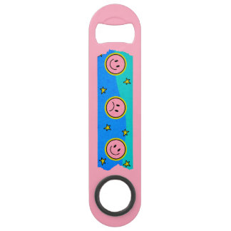 Gepersonaliseerde retro Beste vriendenkaart Speed Flessenopener