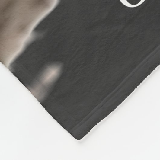 gepersonaliseerde retro bloem grappige geest Hallo Fleece Deken (Hoek)