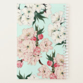 Gepersonaliseerde Retro Bloemenplanner Planner (Achterkant)