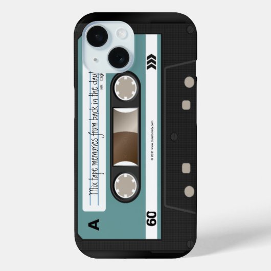 Gepersonaliseerde Retro Cassette Mixtape 80s iPod Case-Mate iPhone Case (Achterkant)