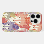 Gepersonaliseerde Retro Fox Art Retro iPhone 5 Case-Mate iPhone Case (Achterkant (horizontaal))