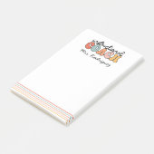 Gepersonaliseerde Retro Instructiecoach Post-it® Notes (Schuin)