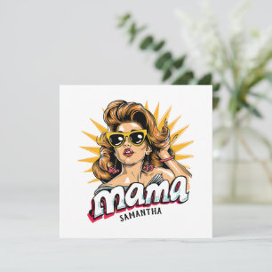 Gepersonaliseerde Retro Mama Pop Art 1