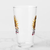 Gepersonaliseerde Retro Mama Pop Art 1 Glas (Links)